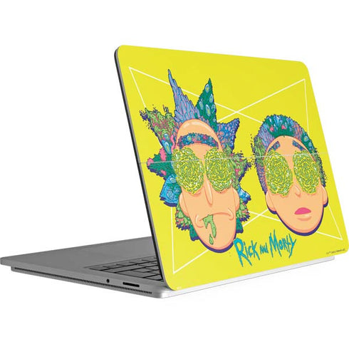Adult Swim Rick and Morty Rick and Morty Portal Eyes Surface Laptop Studio Skin